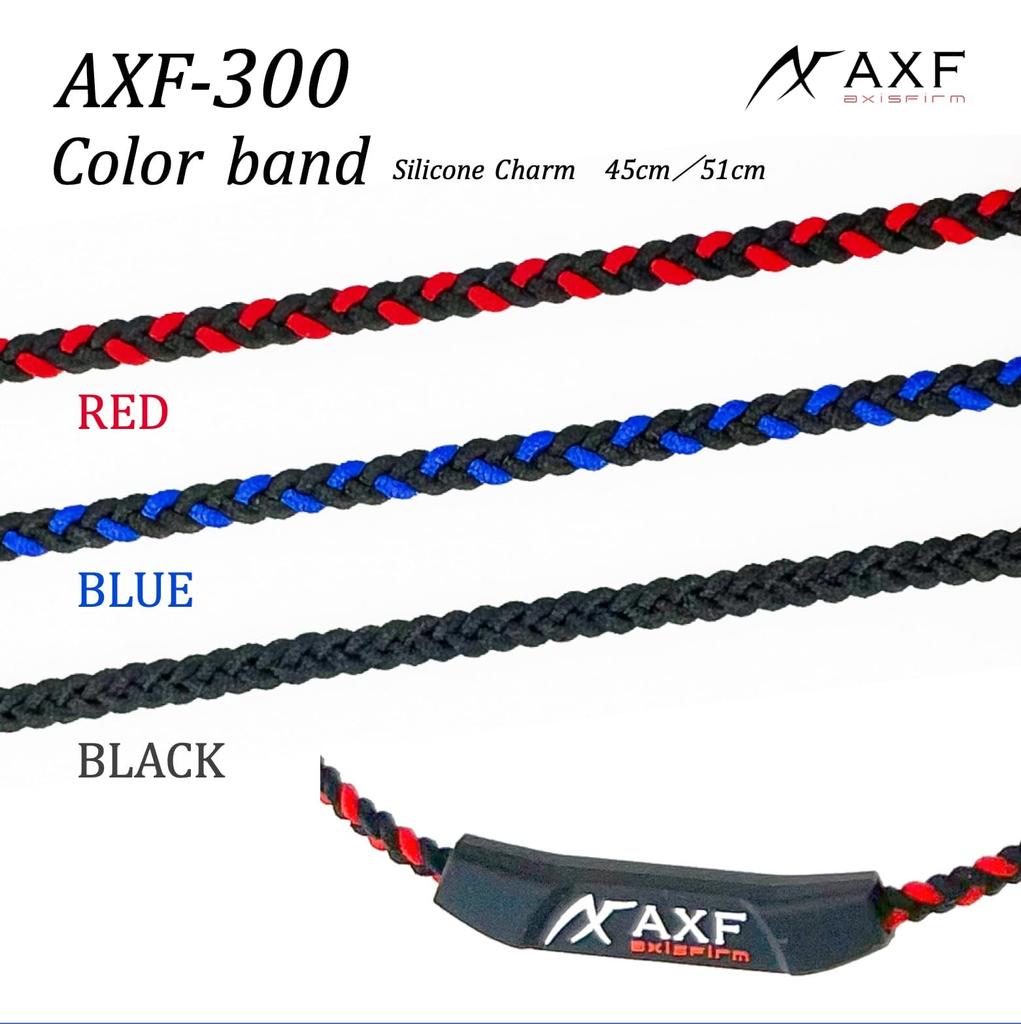 AXF Color Band with Silicone AXF300 Large Axef Color Silicone Silicone Core Blood Ifmic Mineral Recovery Charm, RED, (51cm), Band, Charm, Necklace,