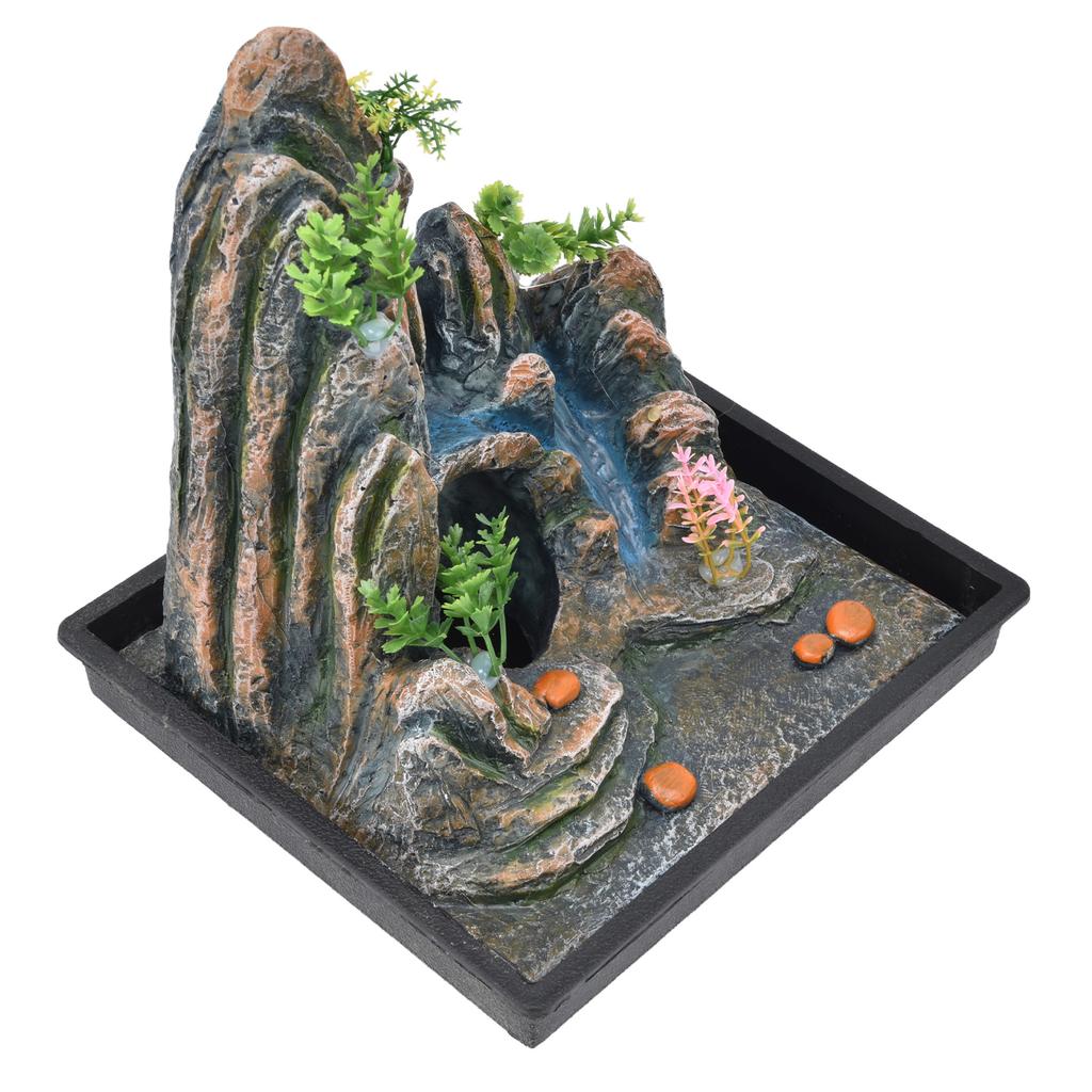 Настольный фонтан Rockery Stream с распылительным насосом для домашнего офиса, украшения стола в спальню, вилка ЕС