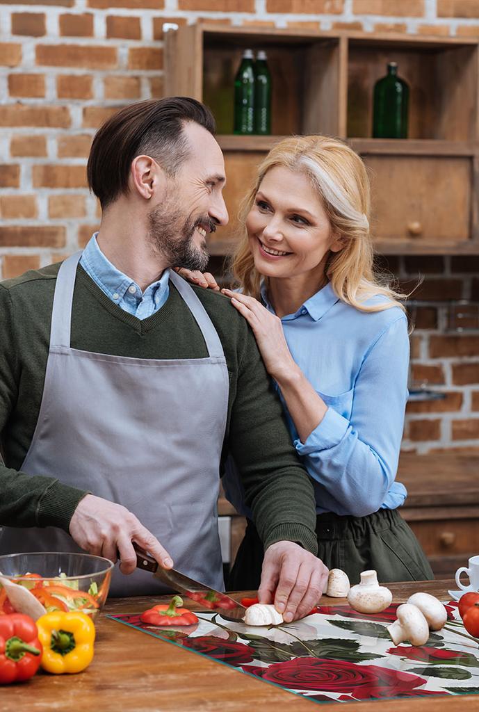 SZKLANA PŁYTA OCHRONNA NA KUCHENKĘ 70x52 RÓŻE