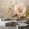 Wallpaper Rose Painted Flower