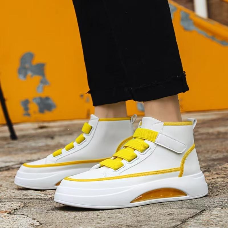 Высокие мужские туфли весна осень белые повседневные кроссовки на платформе роскошные дизайнерские мужские ботильоны para hombre