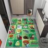 Zombie Plants Party Themed Anti-Slip Rugs - Polyester Home Decor, Suitable for Bedrooms, Living Rooms, Doorways, Studios, and Decorations