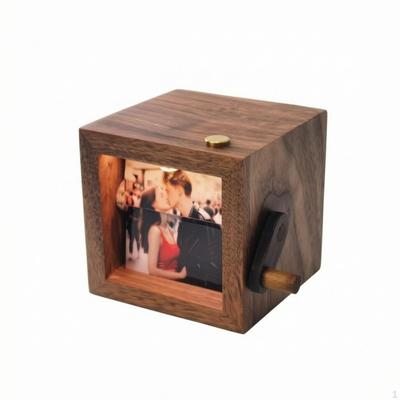 Рамка для фото-флипбука DIY-коробка с ручным рычагом Интерактивная механическая
