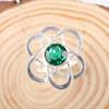 Chrome Diopside Gemstone 925 Sterling Silver Jewelry Handmade Ring Gift For Wife RR-21-3