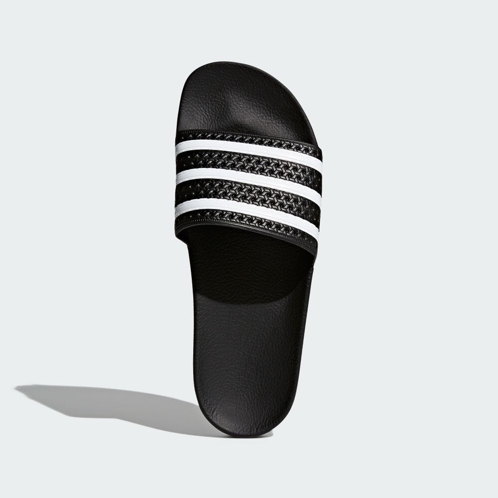 Adidas ADILETTE Core Black Sandals Slide Unisex ORIGINALS 280647 Core Black/White/Core Black