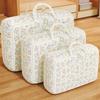 Large Capacity Quilt Storage Bag Foldable Wardrobe Sorting Storage Bucket  Household Organizer