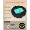 WILLED RGB Under Cabinet Lights,Rechargeable Puck Lights with Remote Control, Wireless Push Light with Timer Function,Dimmable LED Touch Tap Light
