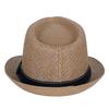 Summer Middle-Aged and Elderly Straw Hat Hollow Breathable Small Jue Hat Outdoor Sunscreen Sunshade Hat Jazz Topper Hat Bowler Hat