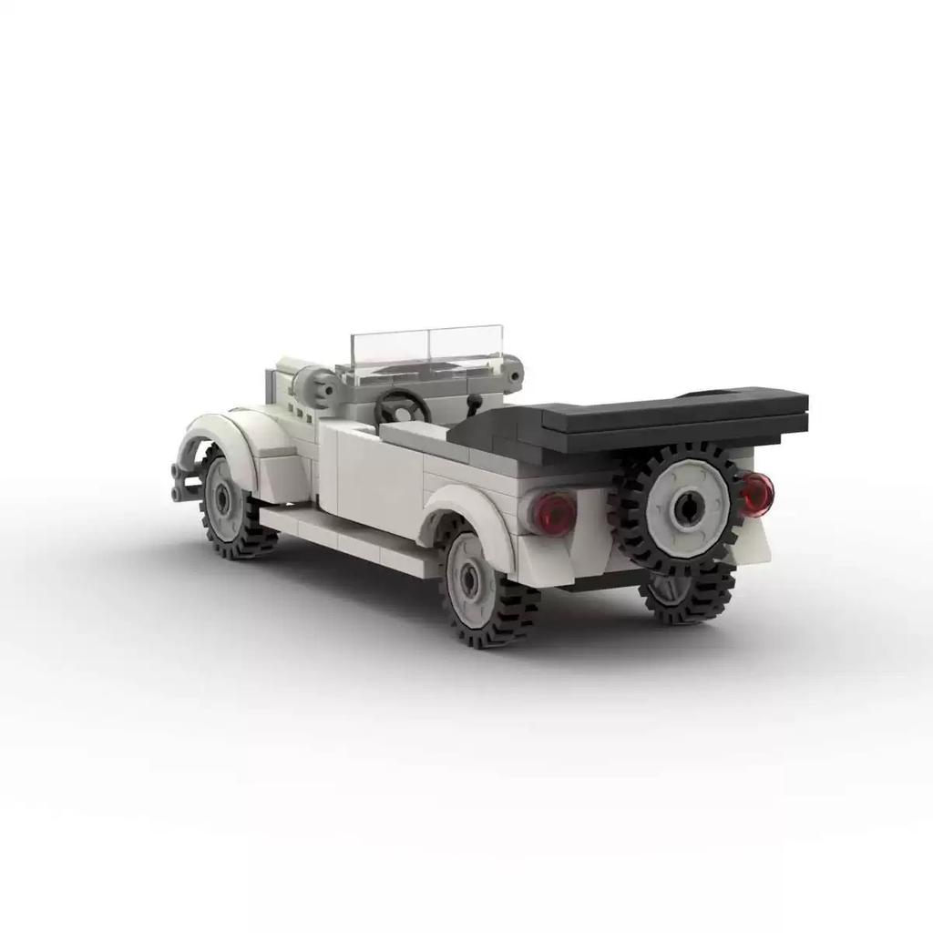 MOC convertible supercar vintage car model children's puzzle handmade creative small particle building block toy set gift