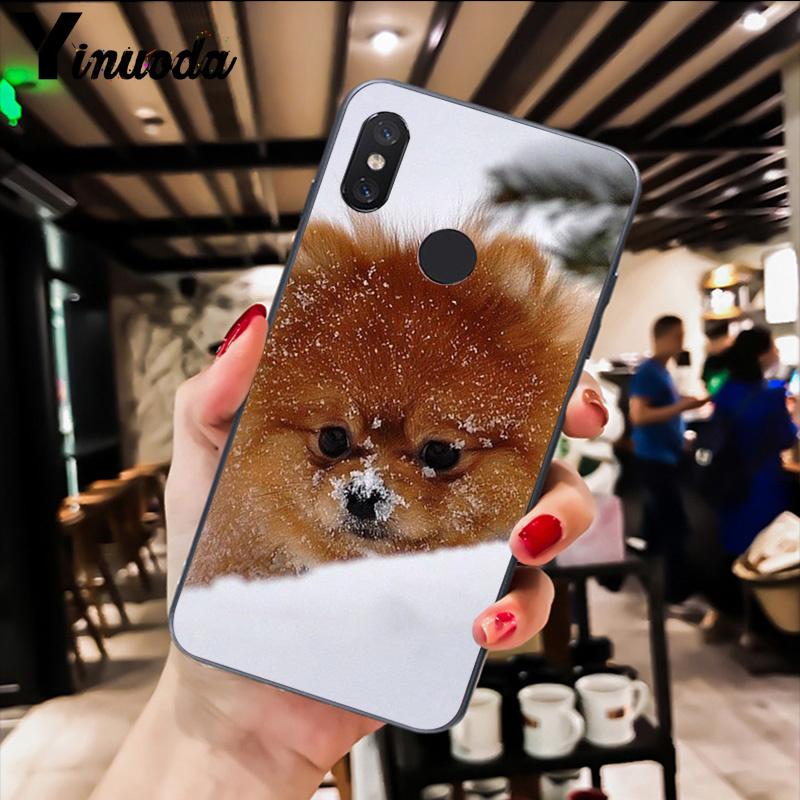 Yinuoda Померанские собаки дизайн Собака Чехол для телефона для Xiaomi Redm4X 6A 5A 7A Redmi5 5Plus Note8 8Pro 7 mi A1 A2Lite