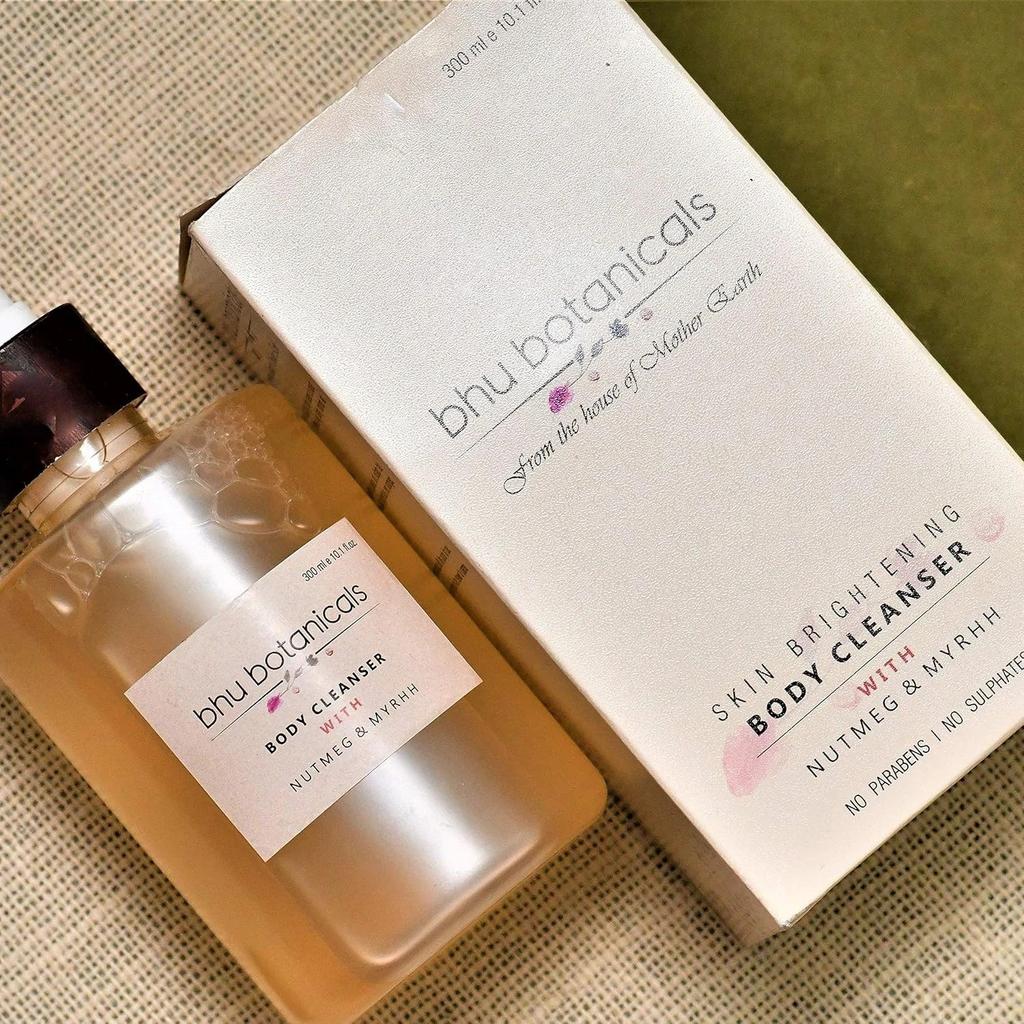 Bhu Botanicals Body Cleanser With Nutmeg, Myrhh 300ml