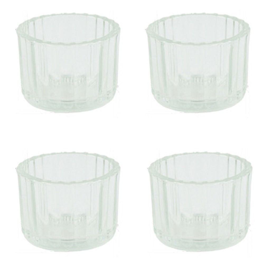 Wedding Glass Clear Creative Tea Light Jars Candlestick Stand Candle Holder Candle Pillar