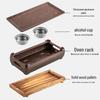 Commercial Retractable Charcoal BBQ Grill