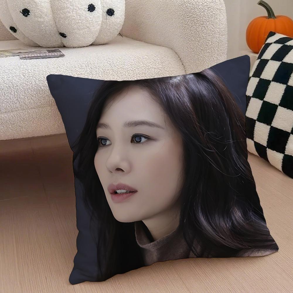actor intelligent KKim Hyun Joo Cushion Cover Throw Pillow Cover Hidden Button Durable Polyester Chair Cushion