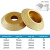 Granite Wet/Dry Trimming Slotting Diamond Polishing Disc Profile Bevel Edge V-notch Grinding Wheel