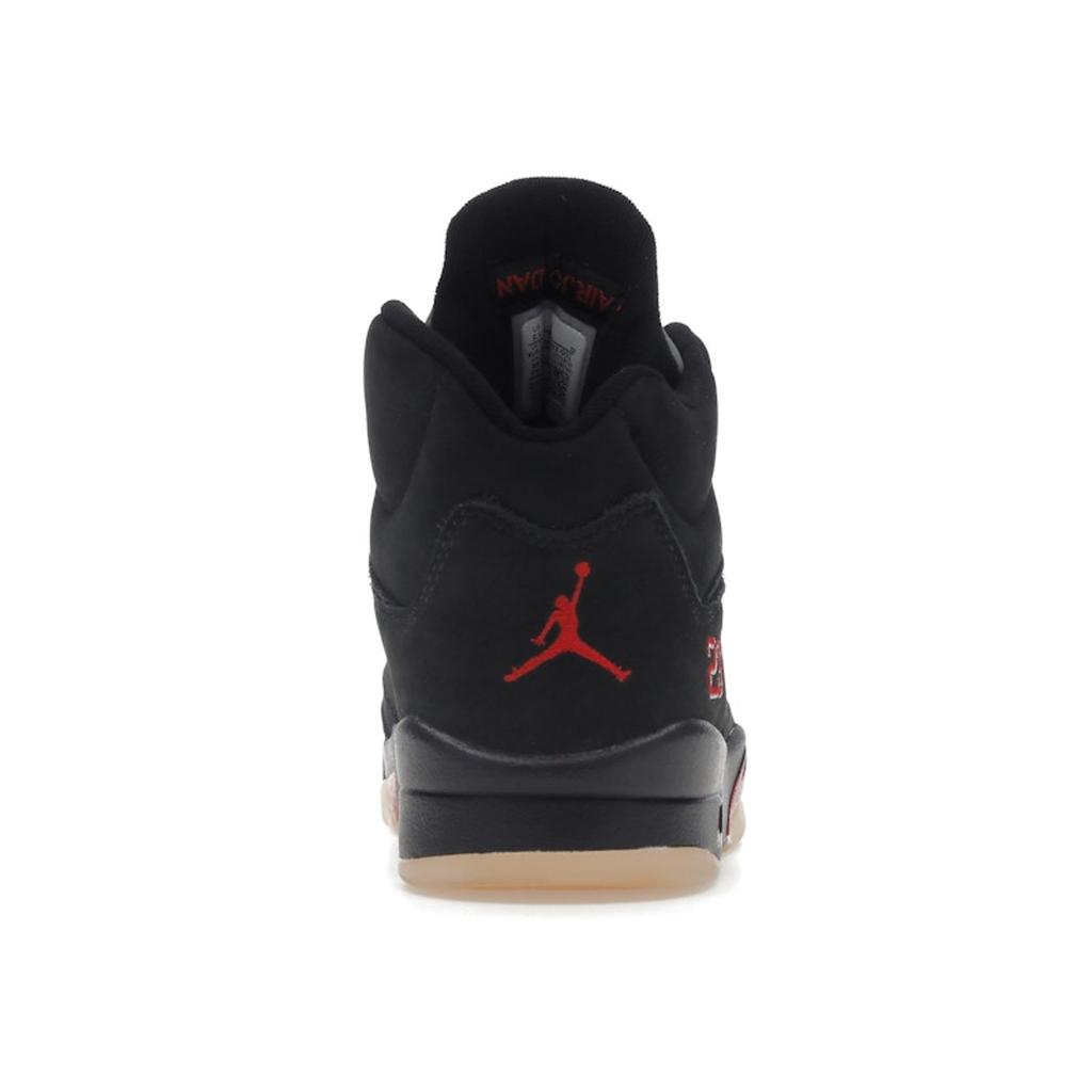 Женские кроссовки Air Jordan 5 Retro GORE-TEX Off-Noir Черный огненно-красный муслин DR0092-001