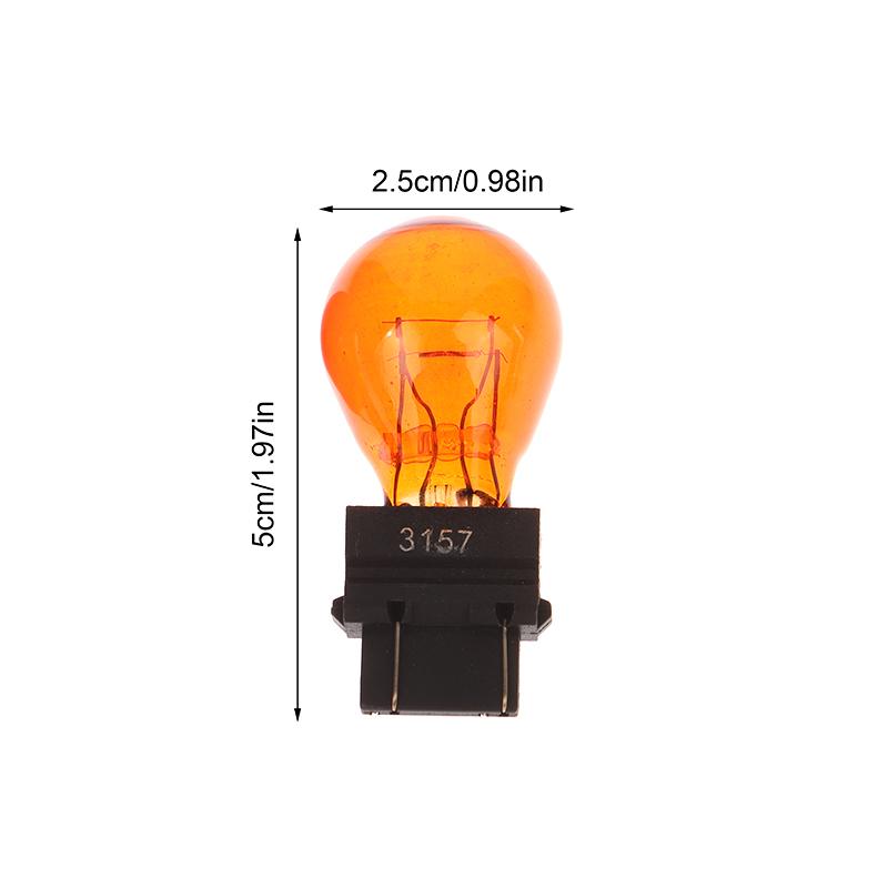 2 шт. 3157 Dc12V 21/5W автомобильные лампы стоп-сигнала галогенная лампа кварцевое стекло указатель поворота стоп-сигналы фонарь заднего хода