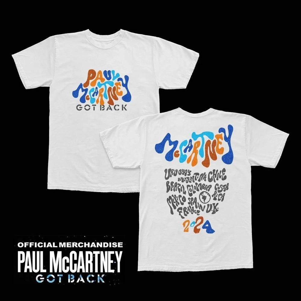 Hot Paul McCartney Got Back Tour 2024 T-shirt Twoside PP2211