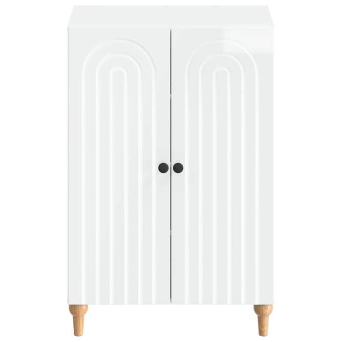 Maison Exclusive - Cabinet à chaussures ALKMAAR 59,5 x 39,5 x 90 cm Blanc brillant