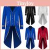 Long Steampunk Tailcoat Tuxedo Medieval Prince Victorian Gothic Coat Halloween