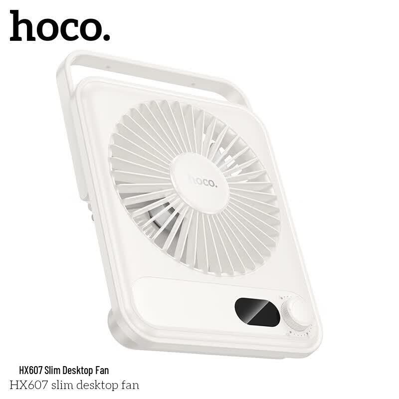 HOCO. HX607 Ультратонкий перезаряжаемый настольный вентилятор