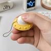 Portable Anxiety Relief 3D Printed UFO Decompression Toy, Creative Flying Saucer Fidget Pendant with Tactile Toy Metal Bead Chain for Stress