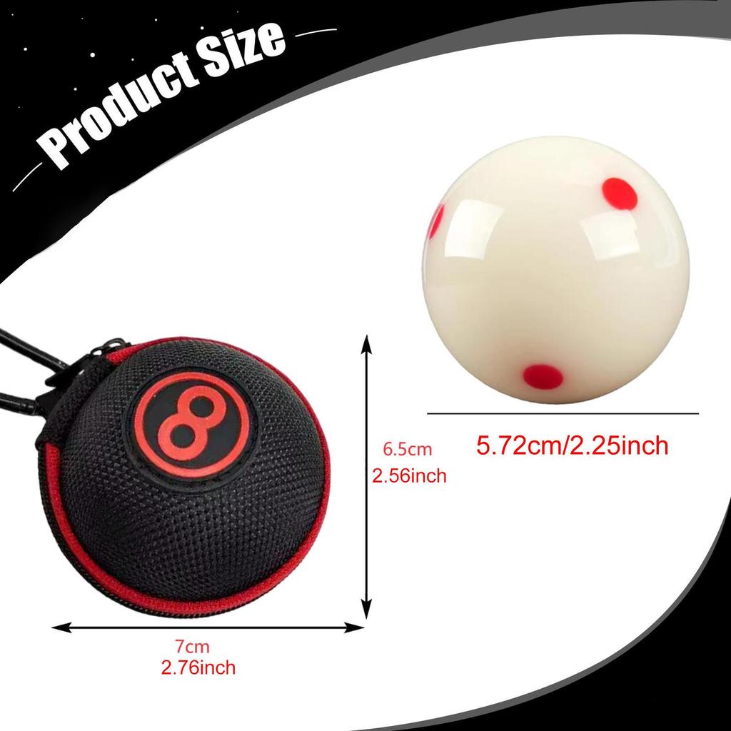 Бильярдный шар для пула с сумкой для хранения, тренировочные шары для спорта