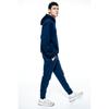H M Tapered Sports Jogger Pants Dark Blue
