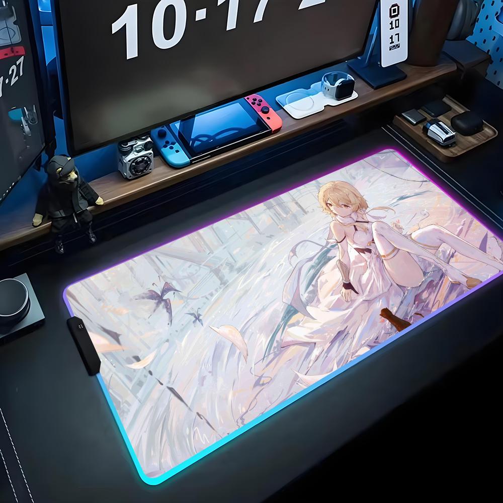 Lumine Игровой коврик для мыши RGB Большой светодиодный коврик для стола ПК Светящийся коврик для мыши Большие коврики для клавиатуры Настольный ковер с подсветкой