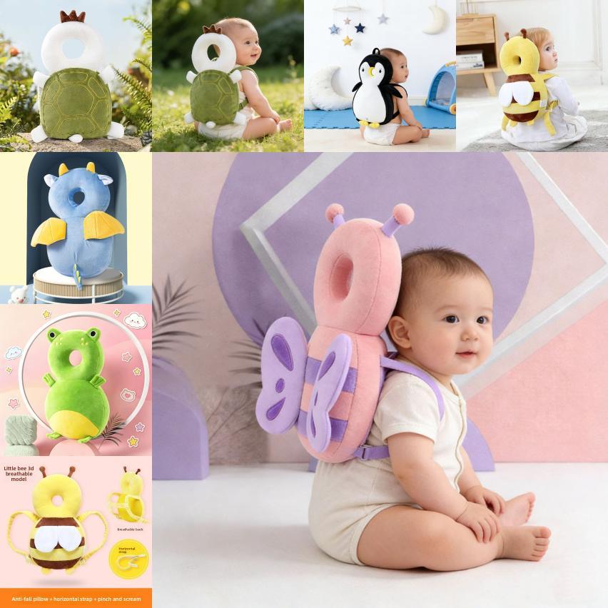 Baby Walking Head Protection With Breathable Plush Fabric For Newborns And Toddlers