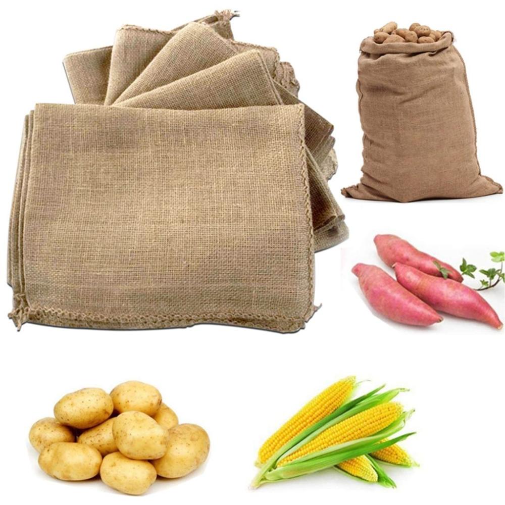 Bag Sack Race Use Natural for Farm,Garden Hessian Sacks Potato Sack Burlap Bag Potato Packaging Bag