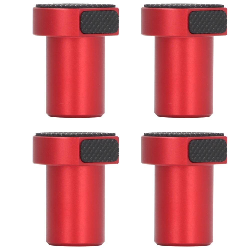 4pcs Red Woodworking Hole Accessories Aluminum Alloy Workbench Dog Bench Dogs  Woodworking