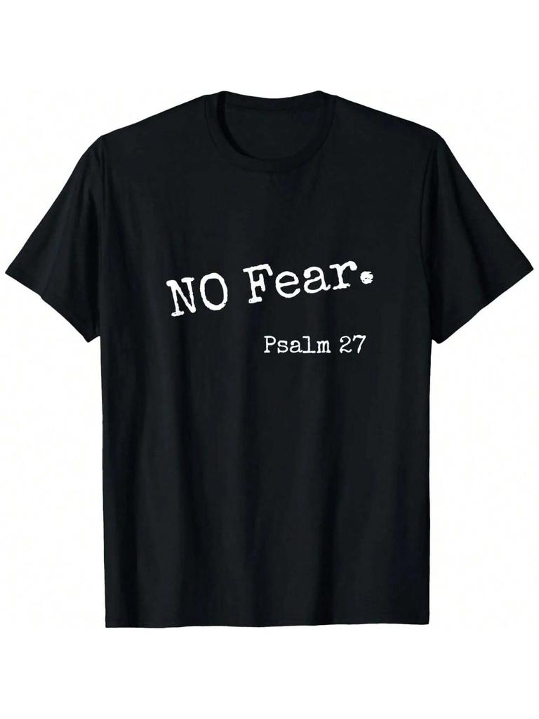 No Fear. unisex's Wounisex's Children's Inspirational Tee Shirt T-Shirt