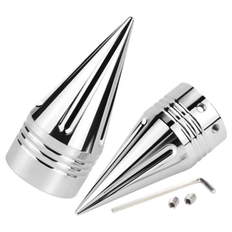 Motorcycle Front Axle Nut Cover Caps Aluminum for Harley Touring Street Glide Fat Boy Road King Electra Glide Tri Glide Dyna