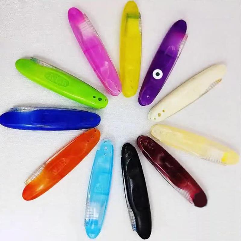 5Pcs Folding Toothbrush Portable Soft Brush Toothbrush Bamboo Charcoal Ultra Travel Toothbrush Camping Supply Oral Care