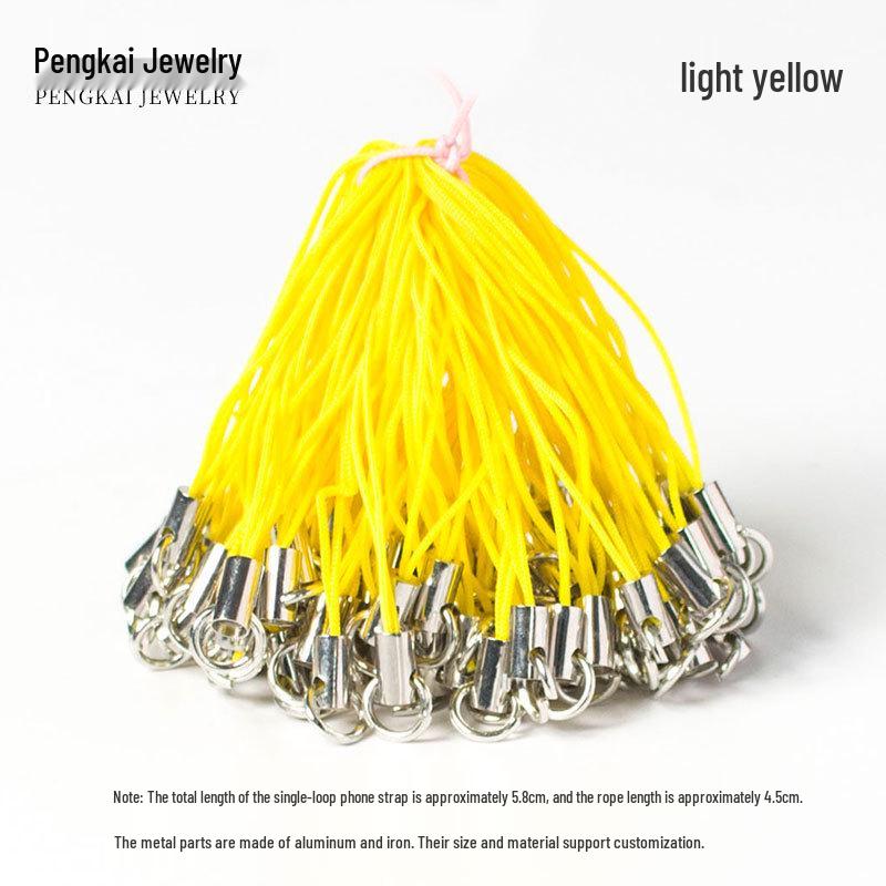 Красочный шнурок для украшений своими руками: Металлическая трубка Однопетлевой телефонный шнур с кольцевой пряжкой