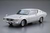 Aoshima Bunka Kyozai Серия Модель автомобиля Nissan GC111 Skyline Пластиковая модель (АОСИМА) 1/24 HT2000GTX-E S '76