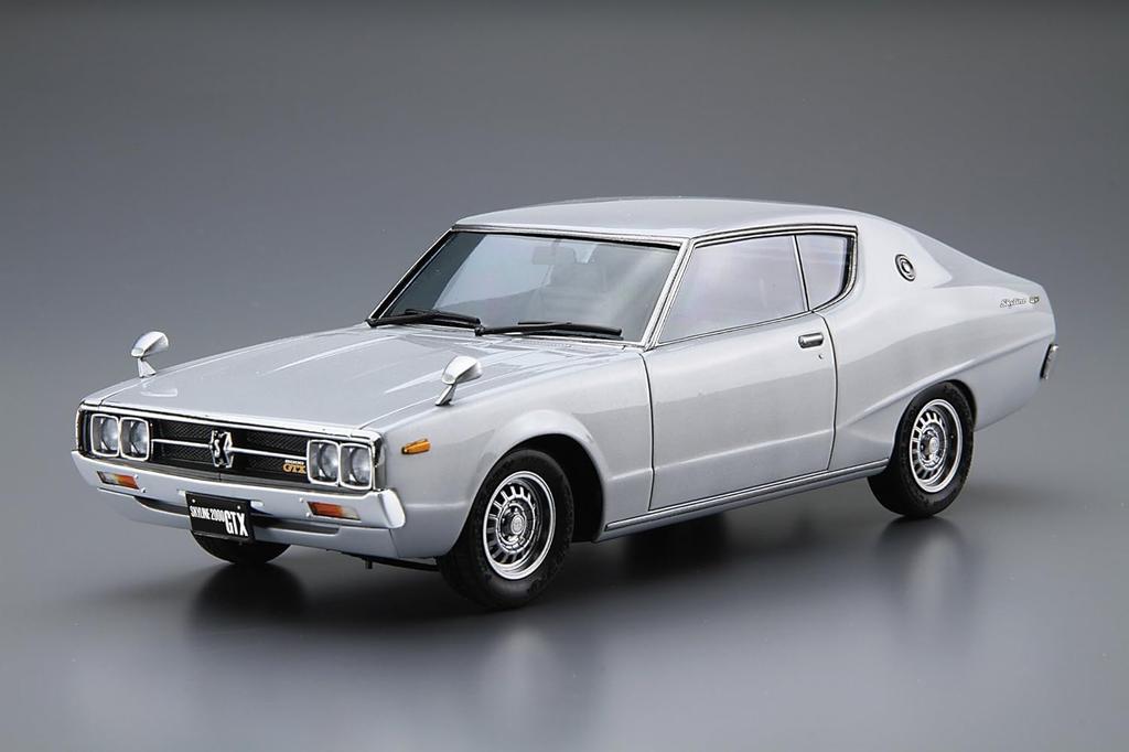 Aoshima Bunka Kyozai Серия Модель автомобиля Nissan GC111 Skyline Пластиковая модель (АОСИМА) 1/24 HT2000GTX-E S '76