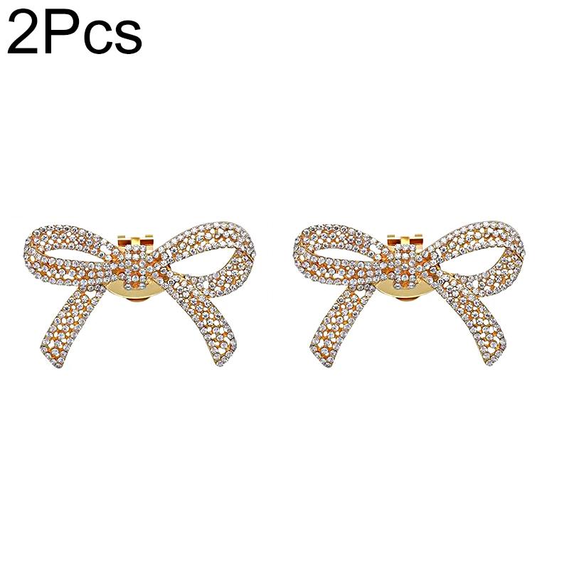 2 шт. пряжка блестящие туфли на высоком каблуке свадебные украшения модные женские клипсы для обуви съемные стразы цинковый сплав