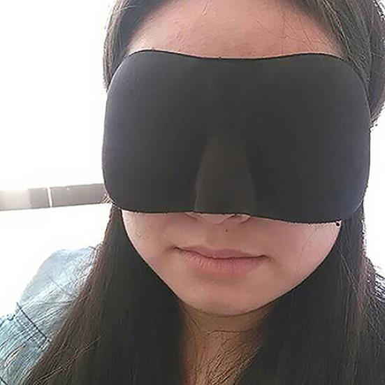 Дорожная маска для глаз для сна 3D с наполнителем из пены с эффектом памяти и набивкой для сна с завязанными глазами