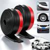 2.5M Car Front Bumper Protection Strip Rubber Universal Car Spoiler Lips Skirt Exterior Side of Wheel Protector Mouldings