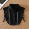 Women Fake Collar Half Shirt Ladies Shirt Fake False Collar For Women Black Woman Detachable Collar Lace Lapel Faux Col Tie