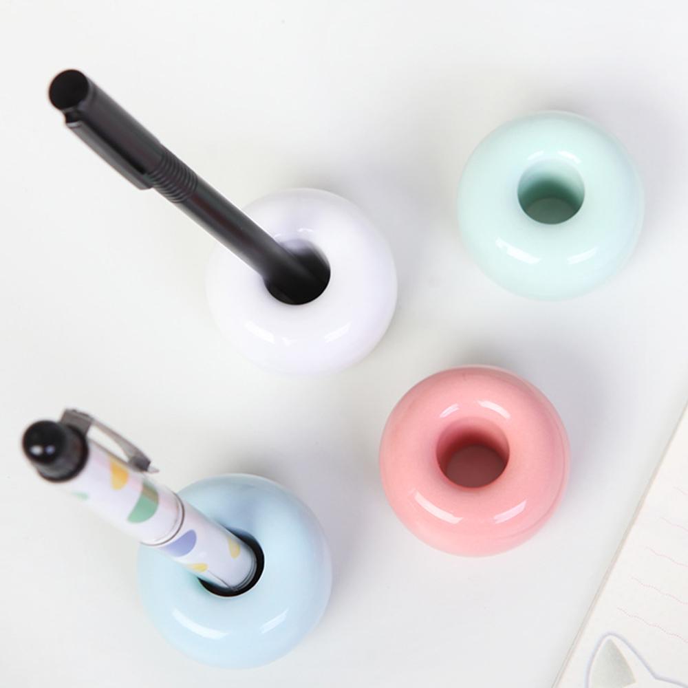 Simple Sweet Color Japanese Style Ceramic Material Toothbrush Base Pen Rack