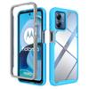 Нескользящий прозрачный противоударный чехол-броня для Motorola Moto G14 G54 G84 6,5 дюйма, ТПУ бампер, задняя крышка из твердого пластика