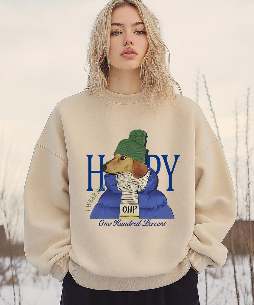 OHP Ohpxharmonia Синяя утепленная флисовая толстовка