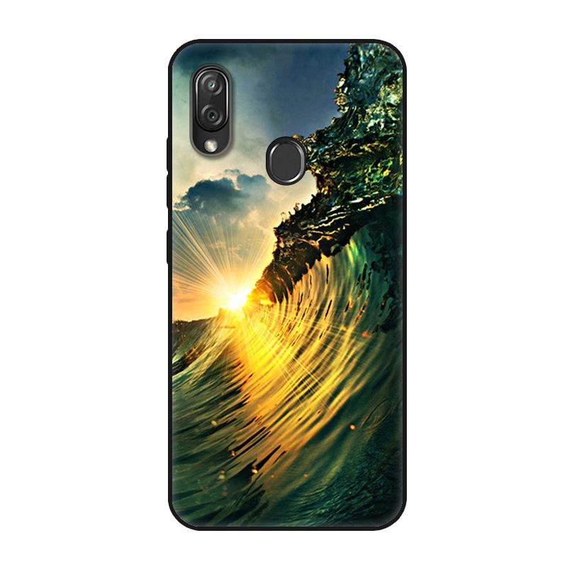 Для ZTE Blade 20 Смарт-чехол Чехол для телефона Мягкая силиконовая задняя крышка Для ZTE Blade 20 V10 V9 Vita Черный бамперный чехол Для ZTE Blade20