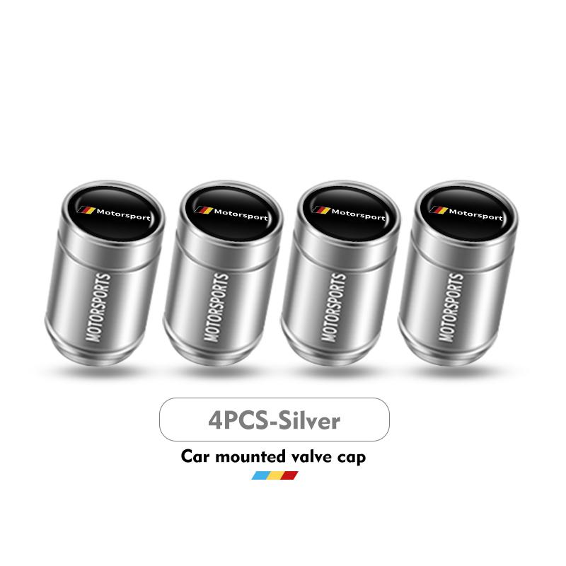 BLS1 Aluminium Car Wheel Tire Valve Air Caps Stem Cover Dustproof For BMW E84 E87 E90 E91 E92 E93 F10 F20 F30 F40 F15 F25 F26