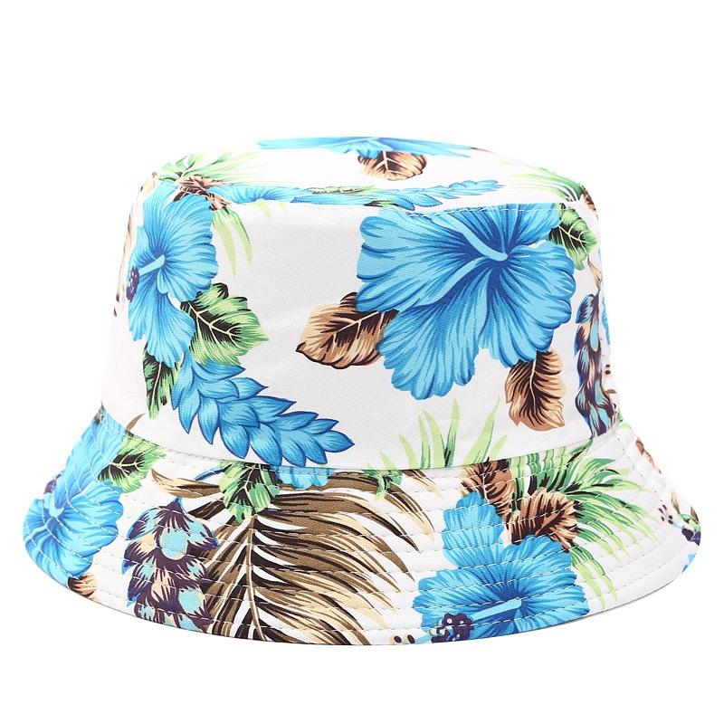 Fisherman's Hat Women's Printed Double-sided Sun Hat Summer Outdoor Travel Foldable Basin Hat
