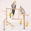 Parrot Playground Play Stand Climb Ladders Supplies Bird Gym Wood Perch for