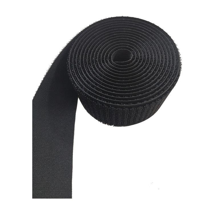 Customize Size Heavy Duty Reusable Nylon Ultra-thin Washing Resistance Self-adhesive Eco-Friendly Injection Hook Loop Soft Tape